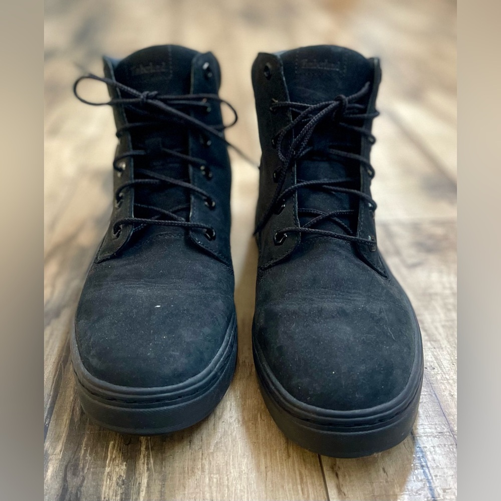Women’s black Timberland boots